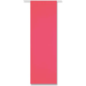 ARSVITA Flächenvorhang blickdicht - Schiebegardine in BxL 60x245cm ( Pink ) - ohne Flächenvorhangtechnik - Gardine, Vorhang mit Klettband - Pink