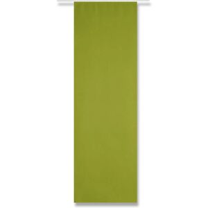 ARSVITA Flächenvorhang blickdicht - Schiebegardine in BxL 60x245cm ( Grün ) - ohne Flächenvorhangtechnik - Gardine, Vorhang mit Klettband - Grün