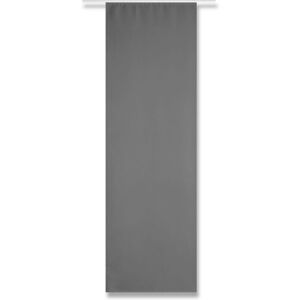 ARSVITA Flächenvorhang blickdicht - Schiebegardine in BxL 60x245cm ( Anthrazit ) - ohne Flächenvorhangtechnik - Gardine, Vorhang mit Klettband