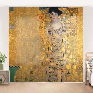 Micasia - Schiebegardinen Set - Gustav Klimt - Bildnis der Adele Bloch-Bauer i - 4 Flächenvorhänge Größe HxB: 250 x 240cm (4 Flächenvorhänge á 250 x