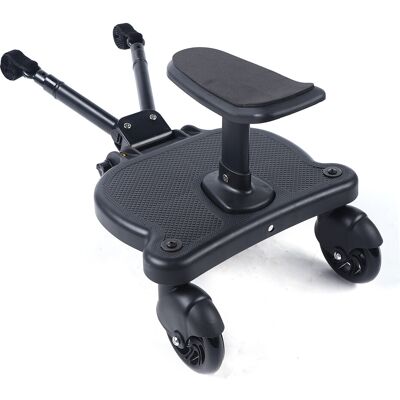 Senderpick - Kinder Trittbrett Buggy Board Kiddyboard Mit Sitz Rollwagen Kinderwagen Bis 25kg Senderpick - Kinder Trittbrett Buggy Board Kiddyboard Mit Sitz Rollwagen Kinderwagen Bis 25kg