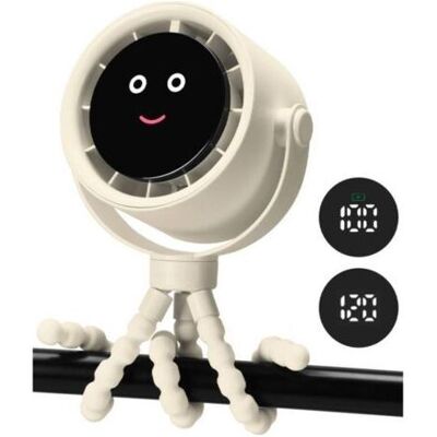 OEM Tragbarer Kinderwagenventilator Mit Lcd-bildschirm, 5 Geschwindigkeitsstufen, Stativklemme Für Kinderwagen, Autositze, Rollstühle, Schlafzimmer Und Reisen, Schwarz OEM Tragbarer Kinderwagenventilator Mit Lcd-bildschirm, 5 Geschwindigkeitsstufen, Stativklemme Für Kinderwagen, Autositze, Rollstühle, Schlafzimmer Und Reisen, Schwarz
