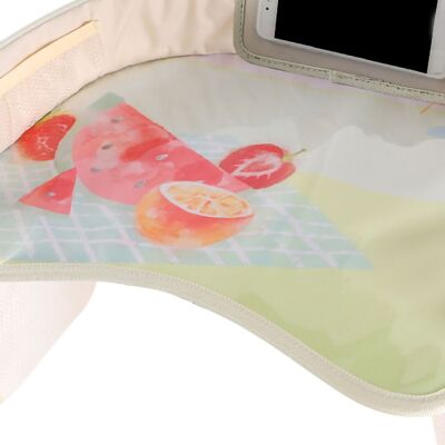 HEAT Reisebrett Für Kinder, Halbgeschlossener Aktivitätsorganizer Mit Transparenter Seitentasche, Für Kinderwagen, Autositz, Obst. HEAT Reisebrett Für Kinder, Halbgeschlossener Aktivitätsorganizer Mit Transparenter Seitentasche, Für Kinderwagen, Autositz, Obst.