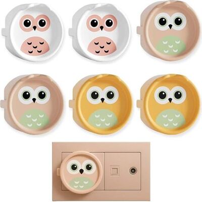 CREA Silikon-steckdosenabdeckungen, 6 Stück, Kindersicherheit, Steckdosenabdeckung, Passender Steckdosenschutz Für Babys, Kindersicherung CREA Silikon-steckdosenabdeckungen, 6 Stück, Kindersicherheit, Steckdosenabdeckung, Passender Steckdosenschutz Für Babys, Kindersicherung