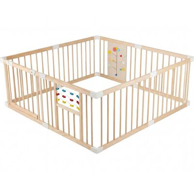 NORTHIX Laufstall Für Babys, Kiefernholz, 8 Paneele, 160 X 160 Cm, Faltbar NORTHIX Laufstall Für Babys, Kiefernholz, 8 Paneele, 160 X 160 Cm, Faltbar