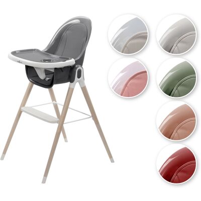 IFLAIR Kinderstuhl Arto Babystuhl Kinder Hochstuhl Verstellbar In Dunkelgrau IFLAIR Kinderstuhl Arto Babystuhl Kinder Hochstuhl Verstellbar In Dunkelgrau