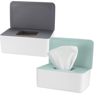 OEM Feuchttuchbox – Baby-feuchttuchbox – Feuchttuchbehälter – 2er-set – Mit Deckel – Staubdicht – Für Bad, Babyzimmer Und Büro – Weiß OEM Feuchttuchbox – Baby-feuchttuchbox – Feuchttuchbehälter – 2er-set – Mit Deckel – Staubdicht – Für Bad, Babyzimmer Und Büro – Weiß