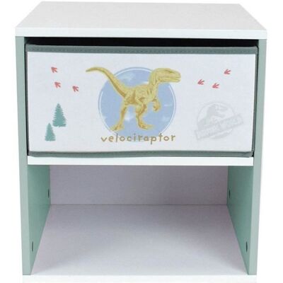 Jemini Jurassic Park Nachttisch - Original Design - Schlafzimmer Stauraum - Kindersicher Jemini Jurassic Park Nachttisch - Original Design - Schlafzimmer Stauraum - Kindersicher