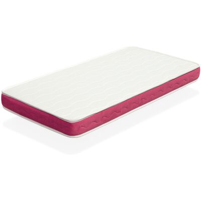 DORMALIT Baby-Krippenmatratze - Perforierter Schaum, 67x137 cm, Rosa DORMALIT Baby-Krippenmatratze - Perforierter Schaum, 67x137 cm, Rosa