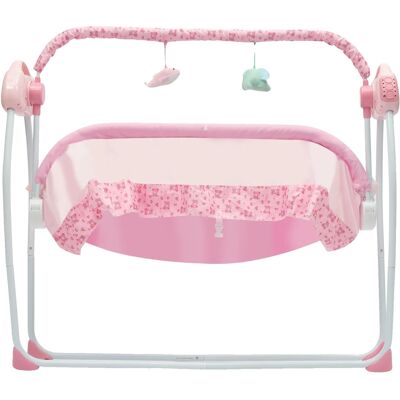 OEM Babybett, Automatische Schaukelfunktion, Fernbedienung, Rosa OEM Babybett, Automatische Schaukelfunktion, Fernbedienung, Rosa