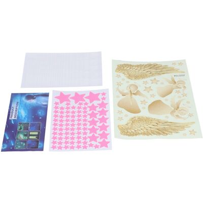 HEAT Wandaufkleber Kinderzimmer Wandaufkleber Leuchtende Decke Engelsflügel Aufkleber Für Baby- Und Kinderzimmer HEAT Wandaufkleber Kinderzimmer Wandaufkleber Leuchtende Decke Engelsflügel Aufkleber Für Baby- Und Kinderzimmer