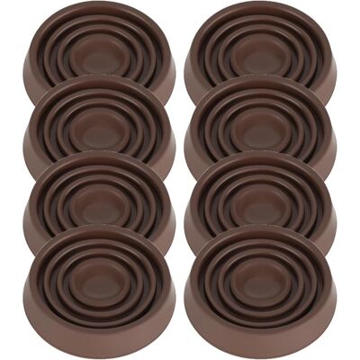 OEM Möbeluntersetzer 3 8 X 3 8 Cm Gummiräder Rutschfeste Möbelgleiter Anti-rutsch-möbelgriffe Bodenschoner Für Bett Sofa Tisch Und Stuhl Braun 8 3,8 OEM Möbeluntersetzer 3 8 X 3 8 Cm Gummiräder Rutschfeste Möbelgleiter Anti-rutsch-möbelgriffe Bodenschoner Für Bett Sofa Tisch Und Stuhl Braun 8 3,8
