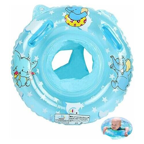 ETING Baby-Schwimmring, Baby-Pool-Sitz aufblasbaren Schwimmring schwimmenden Schwimmring (blau Schwimmring)