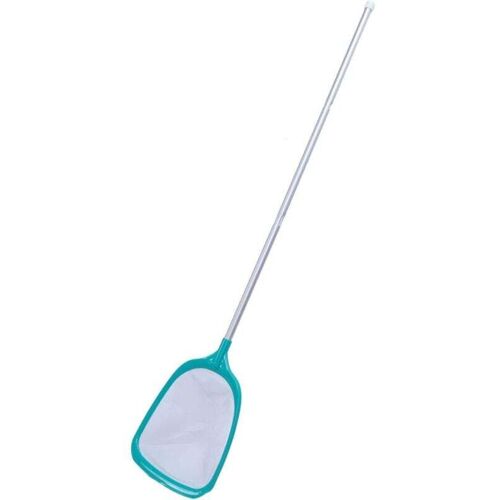 XVX Feinmaschiges Pool-Skimmernetz, Ersatz-Reinigungswerkzeug mit 3-teiligem Gewinde, Teleskopstange für Schwimmteiche und Fischteiche