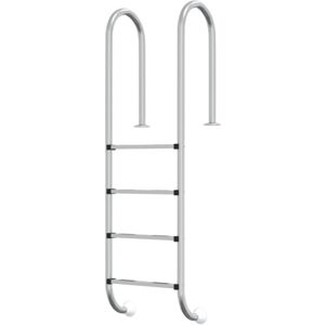 vidaXL Poolleiter - Edelstahl 54x38x184,5 cm - Poolleiter vidaXL Poolleiter - Edelstahl 54x38x184,5 cm - Poolleiter