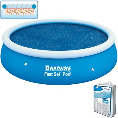 Bestway Flowclear™ Pe-solarabdeckplane Ø 210 Cm, Blau, Rund Bestway Flowclear™ Pe-solarabdeckplane Ø 210 Cm, Blau, Rund