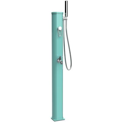 Douche Solaire Extérieur Jolly Go Formidra 20l 24x26x120cm Aluminium - Douchette Amovible, Mitigeur Et Rince Pieds Douche Solaire Extérieur Jolly Go Formidra 20l 24x26x120cm Aluminium - Douchette Amovible, Mitigeur Et Rince Pieds