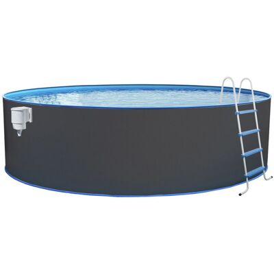 Steinbach Nuovo Stahlwandpool Ø 550 x 120 cm - Weiß - Aufstellpool Steinbach Nuovo Stahlwandpool Ø 550 x 120 cm - Weiß - Aufstellpool