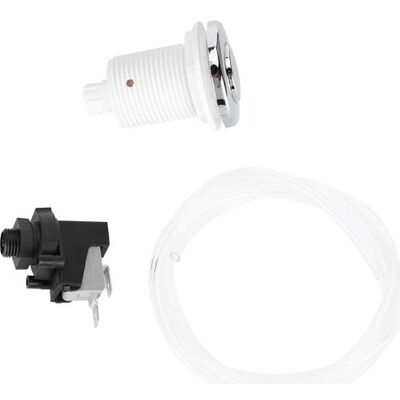 OEM 1 Pneumatische Schaltereinheit, Edelstahl-druckknopf, 1 M Schlauch, Für Spa, Pool, Whirlpool OEM 1 Pneumatische Schaltereinheit, Edelstahl-druckknopf, 1 M Schlauch, Für Spa, Pool, Whirlpool