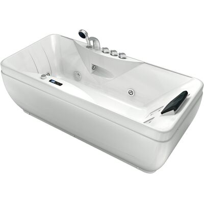 Acquavapore - Whirlpool Vollausstattung Pool Badewanne Wanne W49h-th-pr 170x80cm Mit Heizung, Aktive Schlauch-reinigung Acquavapore - Whirlpool Vollausstattung Pool Badewanne Wanne W49h-th-pr 170x80cm Mit Heizung, Aktive Schlauch-reinigung