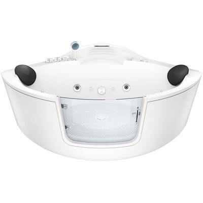 Acquavapore - Whirlpool Pool Badewanne Eckwanne Wanne W60-th 140x140cm Mit Tür Walk-in-pool Passive Schlauch-reinigung Acquavapore - Whirlpool Pool Badewanne Eckwanne Wanne W60-th 140x140cm Mit Tür Walk-in-pool Passive Schlauch-reinigung