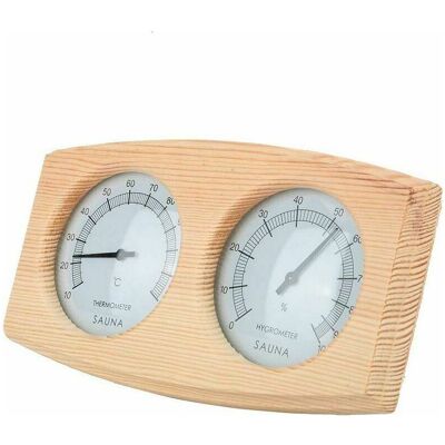 OEM 0 - Saunathermometer Aus Holz, 2-in-1 Saunathermometer Und Hygrometer Für Sauna, Dampfsauna, Biosauna Und Infrarotkabine OEM 0 - Saunathermometer Aus Holz, 2-in-1 Saunathermometer Und Hygrometer Für Sauna, Dampfsauna, Biosauna Und Infrarotkabine