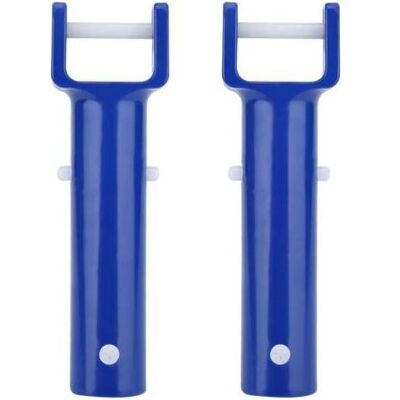 OEM Set Mit 2 Pool- Und Spa-klemmen Mit Blauen Griffen, Poolzubehör, Flexibler Saugkopf Für Spa Und Pool OEM Set Mit 2 Pool- Und Spa-klemmen Mit Blauen Griffen, Poolzubehör, Flexibler Saugkopf Für Spa Und Pool