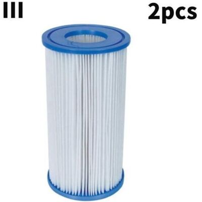 SANS MARQUE Filtre De Piscine, Filtre De Spa, Robot Nettoyeur De Piscine Pour Bestway (iii), Blanc Et Bleu, 10,7 X 20,7 Cm, Compatible Avec Les Filtres De Rechange Bestway Iii/a-karteo SANS MARQUE Filtre De Piscine, Filtre De Spa, Robot Nettoyeur De Piscine Pour Bestway (iii), Blanc Et Bleu, 10,7 X 20,7 Cm, Compatible Avec Les Filtres De Rechange Bestway Iii/a-karteo