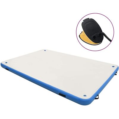 Aufblasbare Schwimmmatte Blau Und Weiß 200x150x15 Cm Vidaxl Aufblasbare Schwimmmatte Blau Und Weiß 200x150x15 Cm Vidaxl