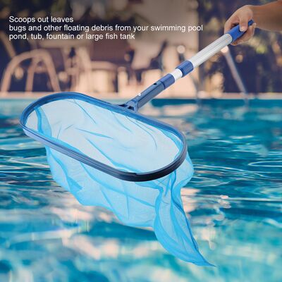 HEAT Pool-laubkescher Mit Teleskopstiel Und Netz, Effektives Reinigungswerkzeug Für Teiche Und Pools. HEAT Pool-laubkescher Mit Teleskopstiel Und Netz, Effektives Reinigungswerkzeug Für Teiche Und Pools.