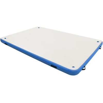 vidaXL Aufblasbare Wasserplattform Blau-Weiß 300x150x15 cm - Wasserplattform vidaXL Aufblasbare Wasserplattform Blau-Weiß 300x150x15 cm - Wasserplattform