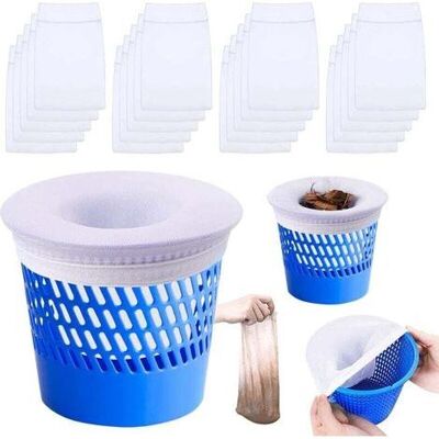 SANS MARQUE 20pcs Chaussettes De Skimmer De Piscine, Pool Skimmer Socks Pour Panier, Filtre Skimmer Piscine Nylon Pour Nettoyage De Particules, Feuilles, Écume, Cheveux-karteo SANS MARQUE 20pcs Chaussettes De Skimmer De Piscine, Pool Skimmer Socks Pour Panier, Filtre Skimmer Piscine Nylon Pour Nettoyage De Particules, Feuilles, Écume, Cheveux-karteo