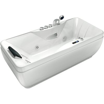 Acquavapore - Whirlpool Vollausstattung Pool Badewanne Wanne W49h-th-pl 170x80cm Mit Heizung, Aktive Schlauch-reinigung Acquavapore - Whirlpool Vollausstattung Pool Badewanne Wanne W49h-th-pl 170x80cm Mit Heizung, Aktive Schlauch-reinigung