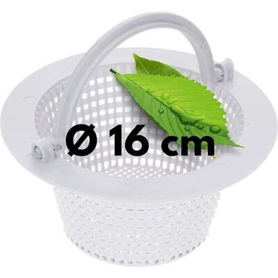 OEM 16 Cm Skimmerkorb I Ersatzkorb Für Standard-skimmer I Pool-vorfilter I 16 Cm Durchmesser Sieb I Mit Tragegriff Zur Einfachen Entnahme I Chlorbeständig I OEM 16 Cm Skimmerkorb I Ersatzkorb Für Standard-skimmer I Pool-vorfilter I 16 Cm Durchmesser Sieb I Mit Tragegriff Zur Einfachen Entnahme I Chlorbeständig I