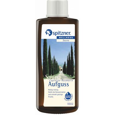 Saunaaufguss Cypresse Rosmarin 190 Ml 8850021 - Spitzner Saunaaufguss Cypresse Rosmarin 190 Ml 8850021 - Spitzner