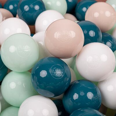 KIDDYMOON - Badekugeln - 7 cm - 200 Stück KIDDYMOON - Badekugeln - 7 cm - 200 Stück