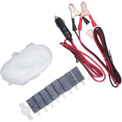 HEAT Zubehörset Für Luftpumpe, Luftschlauch, Rückschlagventil, Ausblasstein, Batterieklemme, Kabelsatz Mpq-904 HEAT Zubehörset Für Luftpumpe, Luftschlauch, Rückschlagventil, Ausblasstein, Batterieklemme, Kabelsatz Mpq-904