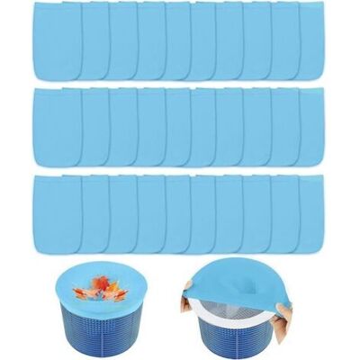 SANS MARQUE Piscine Filtre Skimmer, 30 Chaussettes De Skimmer De Piscine Filet D'Écumoire, Filtre Chaussette Skimmer Piscine Pour Panier Piscine, Pool Skimmer Socks Pour Piscines, Bleu-karteo SANS MARQUE Piscine Filtre Skimmer, 30 Chaussettes De Skimmer De Piscine Filet D'Écumoire, Filtre Chaussette Skimmer Piscine Pour Panier Piscine, Pool Skimmer Socks Pour Piscines, Bleu-karteo