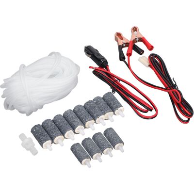 HEAT Zubehörset Für Luftpumpe, Luftschlauch, Rückschlagventil, Ausblasstein, Batterieklemme, Kabelsatz Mpq-906 HEAT Zubehörset Für Luftpumpe, Luftschlauch, Rückschlagventil, Ausblasstein, Batterieklemme, Kabelsatz Mpq-906
