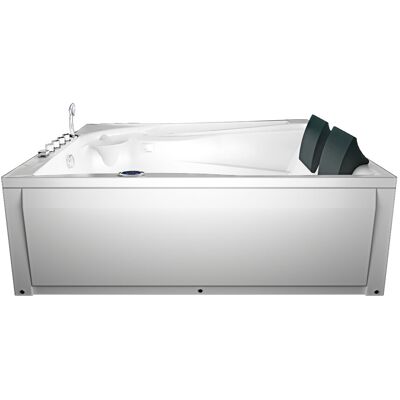 Acquavapore - Whirlpool Pool Badewanne Eckwanne Wanne W12h-b-sc 180x135cm Aktive Schlauch-reinigung Acquavapore - Whirlpool Pool Badewanne Eckwanne Wanne W12h-b-sc 180x135cm Aktive Schlauch-reinigung