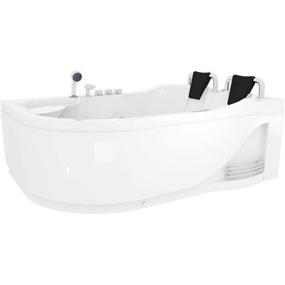 Acquavapore - Whirlpool Topausstattung Pool Badewanne Eckwanne Wanne W23h-th-l 182x120cm Acquavapore - Whirlpool Topausstattung Pool Badewanne Eckwanne Wanne W23h-th-l 182x120cm
