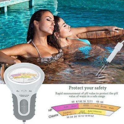 OEM Testeur De Qualité De L'Eau 2 En 1, Testeur De Ph Numérique, Chlore Cl2, Portable Avec Grand Écran, Pour Piscine Et Spa. OEM Testeur De Qualité De L'Eau 2 En 1, Testeur De Ph Numérique, Chlore Cl2, Portable Avec Grand Écran, Pour Piscine Et Spa.
