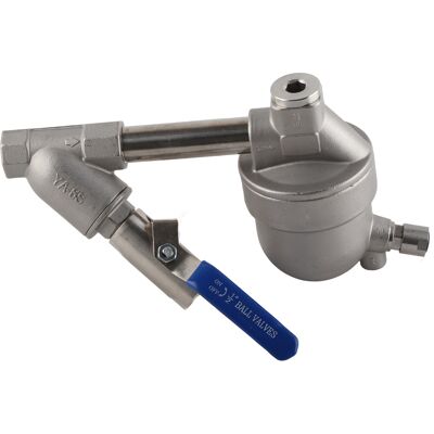 HEAT Automatischer Pneumatischer Ablasser Für Luftkompressoren, Verbrauchsfreies Ablassventil Aus Edelstahl Für Gastanks Ya S6 Mit Filter HEAT Automatischer Pneumatischer Ablasser Für Luftkompressoren, Verbrauchsfreies Ablassventil Aus Edelstahl Für Gastanks Ya S6 Mit Filter