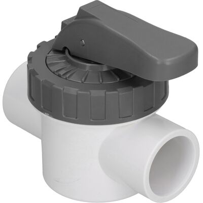 HEAT Wasseraufbereitungs-umschaltventil, Kugelhahn Mit Griff, Poolzubehör V40-2a HEAT Wasseraufbereitungs-umschaltventil, Kugelhahn Mit Griff, Poolzubehör V40-2a