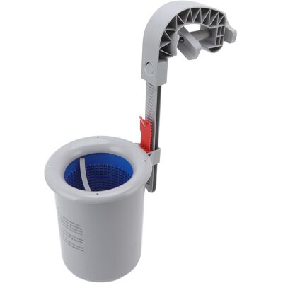 HEAT Grauer Kunststoff-oberflächenskimmer Zur Wandmontage, Automatischer Poolfilter Und Schmutzfänger HEAT Grauer Kunststoff-oberflächenskimmer Zur Wandmontage, Automatischer Poolfilter Und Schmutzfänger
