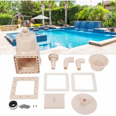 JUTE Poolskimmer Zur Abwasserentfernung (kleines Modell, 1,5 Zoll) – Poolzubehör – Wasserzufuhr Und -ableitung JUTE Poolskimmer Zur Abwasserentfernung (kleines Modell, 1,5 Zoll) – Poolzubehör – Wasserzufuhr Und -ableitung