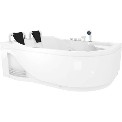 Acquavapore - Whirlpool Topausstattung Pool Badewanne Eckwanne Wanne W23h-r 120x182cm Acquavapore - Whirlpool Topausstattung Pool Badewanne Eckwanne Wanne W23h-r 120x182cm
