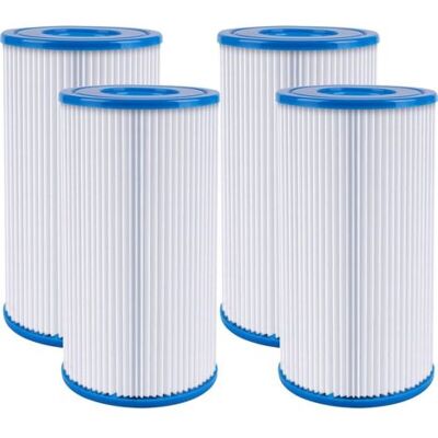OEM Pour Les Pompes De Filtration Intex 59900e Et 29000e, Filtre Lavable Pour Piscine Compatible Avec Les Filtres De 500, 530, 800, 1 000 Et 1 500 Galhr (lot De 4) OEM Pour Les Pompes De Filtration Intex 59900e Et 29000e, Filtre Lavable Pour Piscine Compatible Avec Les Filtres De 500, 530, 800, 1 000 Et 1 500 Galhr (lot De 4)
