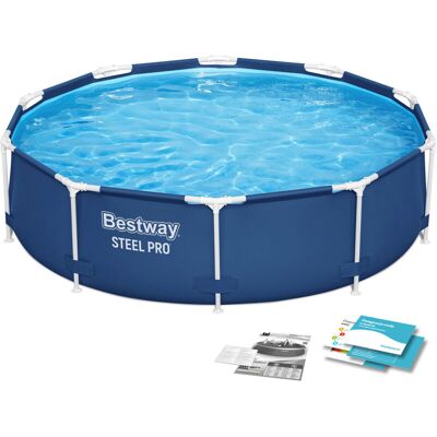 Bestway - 56677 Steel Pro Frame Pool 305 X 76 Cm Ohne Pumpe Bestway - 56677 Steel Pro Frame Pool 305 X 76 Cm Ohne Pumpe