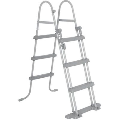 Bestway Poolleiter Grau - 4-Stufen Aufstellleiter Bestway Poolleiter Grau - 4-Stufen Aufstellleiter